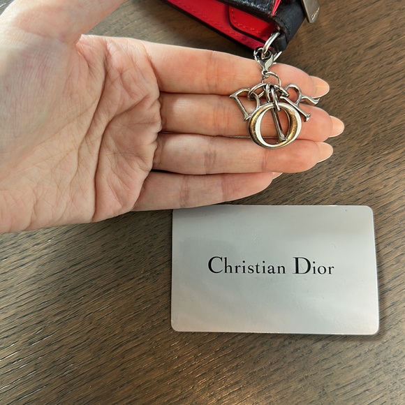 Dior two tone foldable wallet - authentic - Picture 5 of 6
